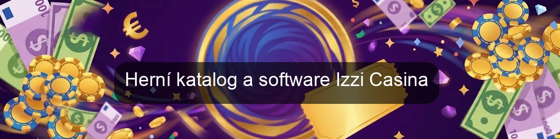 Herní katalog a software Izzi Casina